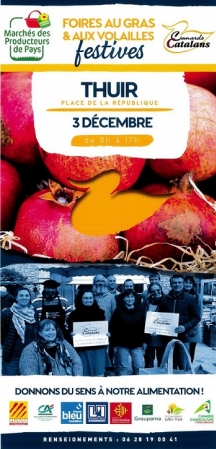 Foire au gras et marché des producteurs fermiers - Thuir - Pyrénées Orientales.