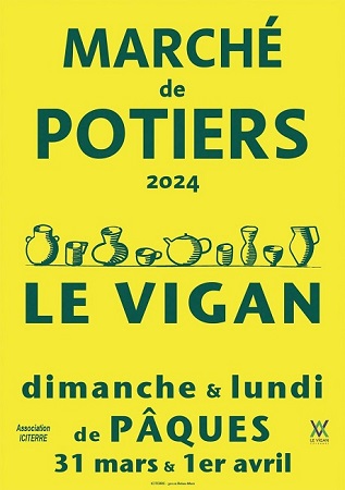 Marché des Potiers du Vigan - Gard.