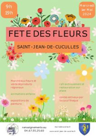 Fête des fleurs de Saint-Jean de Cuculles - Hérault.