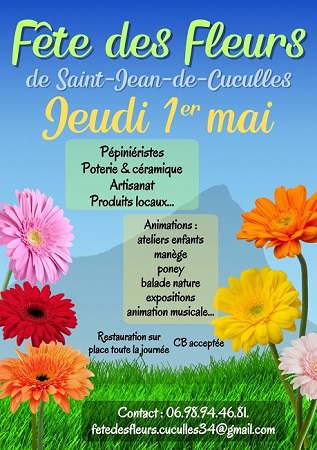 Fête des fleurs de Saint-Jean de Cuculles - Hérault.