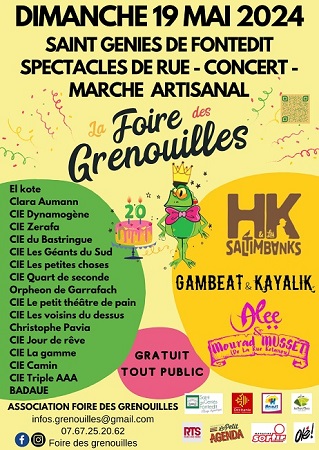 Foire des grenouilles  - Saint-Géniès de Fontedit  - Hérault.