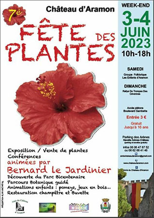 Fête des plantes au Château d'Aramon - Gard.