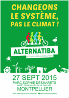Le Festival des Alternatives Alternatiba - Montpellier - Hérault.