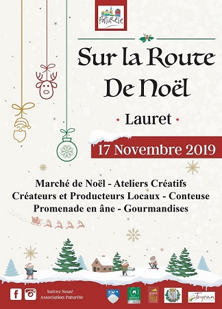 Marché de Noël des artisans créateurs de Lauret - Hérault.