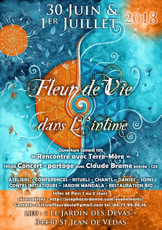 Festival Fleur de vie à Saint-Jean de Vedas - Hérault.