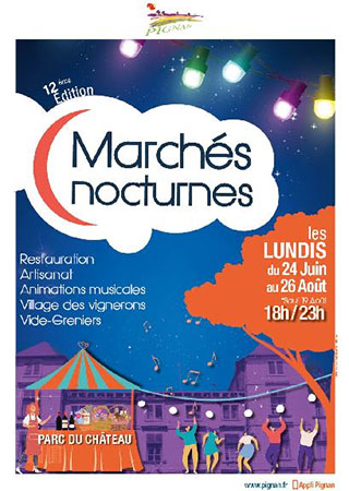 Marchés nocturnes de Pignan - Hérault