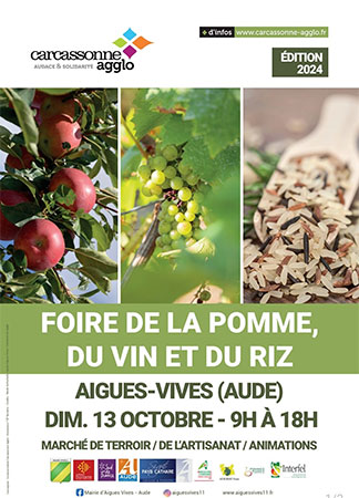 Foire de la pomme, du vin et du riz - Aigues-Vives - Aude.