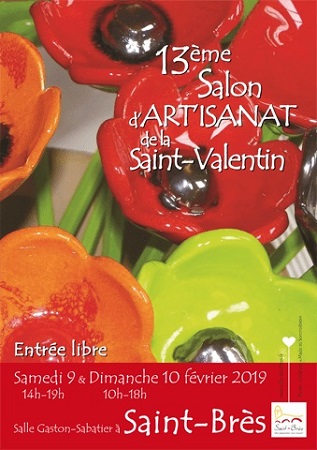 Salon d'Artisanat de la Saint Valentin - Saint-Brès - Hérault.