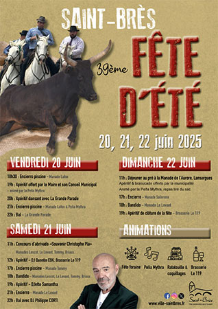 Fête d'Été de Saint-Brès - Hérault