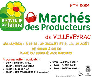 Le Marché des Producteurs de Pays de Villeveyrac - Hérault