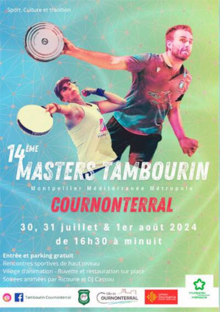 Masters de Tambourin 3M de Cournonterral - Hérault