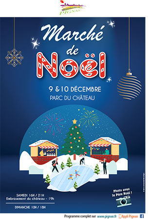 Marché de Noël de Pignan - Hérault.