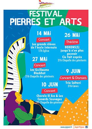 Festival Pierres et Arts - Pignan - Hérault.