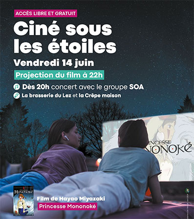 Ciné sous les étoiles au domaine de Restinclières - Prades-le-Lez - Hérault