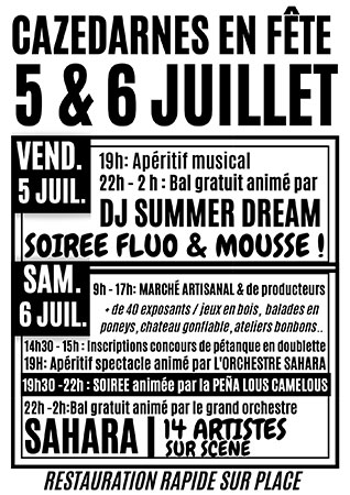 Cazedarnes en Fête