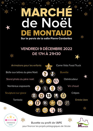 Marché de Noël à Montaud - Hérault