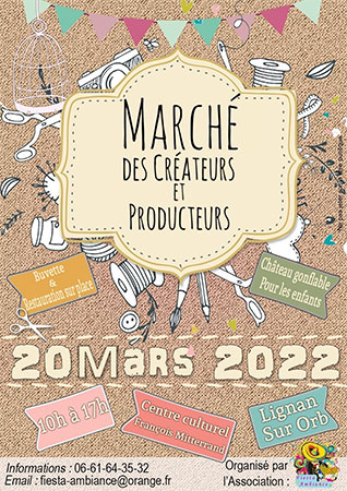 Marchés des producteurs LIGNAN-SUR-ORB Hérault