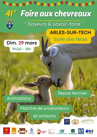 Foire aux chevreaux et fromages Arles sur tech Pyrénées-Orientales