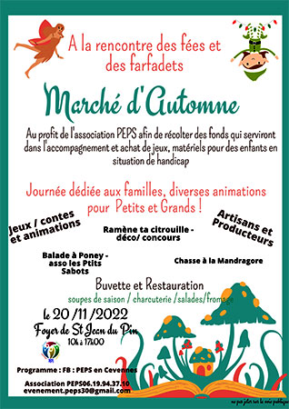 Marché d'automne - Saint-Jean du Pin  Gard