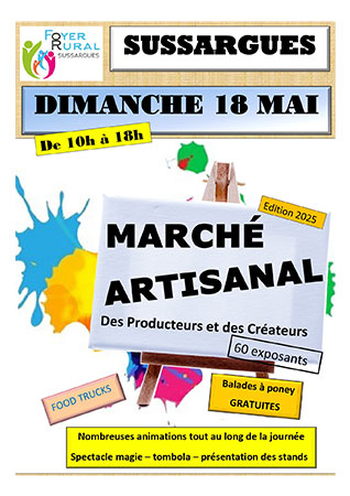 Marché Artisanal Sussargues Hérault