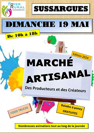 Marché Artisanal Sussargues Hérault