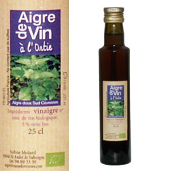 Vinaigre artisanal aromatisé plantes et fleurs