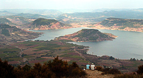 Le Salagou depuis le Mont Liausson