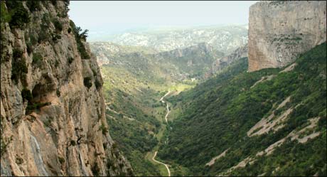 Panorama depuis les fenestrelles - Saint Guilhem le Désert