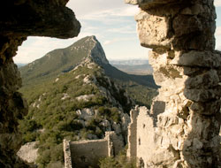 Château de Montferrand, panorama pic saint Loup