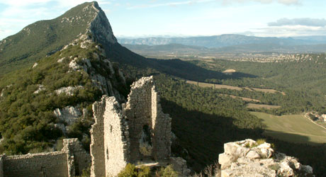 Château de Montferrand et pic saint Loup