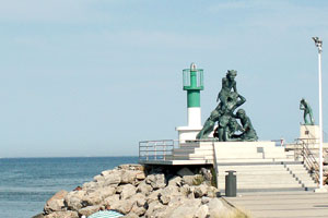 Statue L’espoir Palavas Hérault