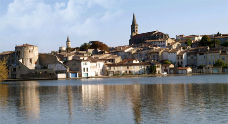 Castelnaudary depuis le grand bassin