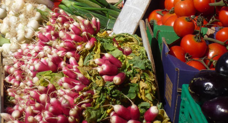 Marché paysan, boulevard Jean Jaurès, Nîmes - Gard