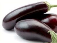 Aubergines violettes