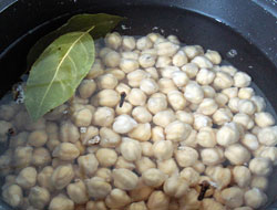 Cuisson des pois chiches