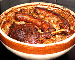 Cuisson du Cassoulet