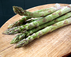 Préparation des asperges