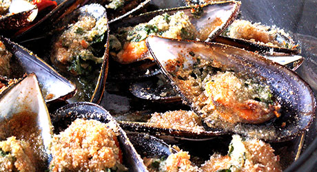 Moules de Bouzigues au beurre d’escargot