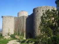 Enceinte du château de Clermont l'Hérault 1