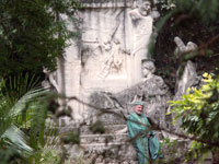 Rabelais au jardin des plantes - Montpellier