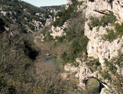 Ravin des arcs - gorges du Lamalou - Hérault